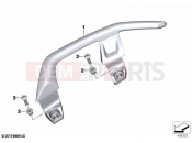 Handle rear | Handle rear - BMW Motorrad C 400 GT (0C06, 0C16) 2018