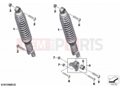 Spring strut, rear | Spring strut, rear - BMW Motorrad C 400 GT (0C06, 0C16) 2018