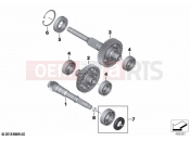 Input, intermediate and output shafts | Input, intermediate and output shafts - BMW Motorrad C 400 GT (0C06, 0C16) 2018