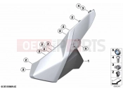 Trim side panel, top | Trim side panel, top - BMW Motorrad C 400 GT (0C06, 0C16) 2018