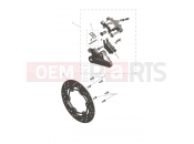 TRIUMPH Scrambler 400 X Rear Caliper & Disc