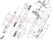DUCATI Monster 400 FRONT FORK » FRONT SUSPENSION