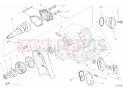 DUCATI 2017 Scrambler Desert Sled VERTICAL CYLINDER HEAD - TIMING