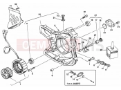 DUCATI 1996 Supersport 900 SS GENERATOR COVER FM &LT;007088 » IGNITION SYSTEM