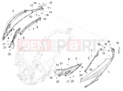 PIAGGIO Beverly 310 Classic - Sport E5+ (EU) Side cover - Spoiler