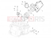 PIAGGIO Beverly 400 Deep Black E5 (EU) Throttle body - Injector - Induction joint