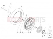 Front wheel - Piaggio Medley 200 E5+ (EU) 2025
