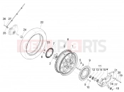 Rear wheel - Piaggio Medley 200 E5+ (EU) 2025