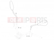 Driving mirror/s - Piaggio MP3 310 HPE / HPE Sport E5+ (EU) 2024