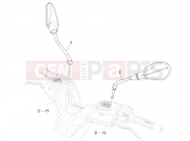 PIAGGIO MP3 400 HPE Classic-Sport E5+ (EU) Driving mirror/s