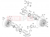 PIAGGIO MP3 530 HPE Exclusive E5+ (EU) Front wheel