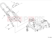 DUCATI Desert X Rear subframe