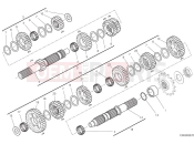 DUCATI Desert X Gear box