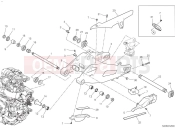 DUCATI Desert X Rear swingarm