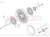 DUCATI Desert X Discovery Front wheel