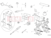 Workshop service tools - frame - Ducati Desert X Rally 2025