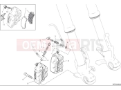 Front brake system - Ducati Desert X Rally 2025