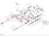 DUCATI 2025 Panigale V2 S Rear swingarm
