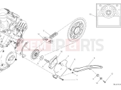 DUCATI Panigale V4 S Front sprocket & chain