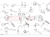 DUCATI Monster Workshop service tools - engine