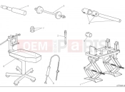 DUCATI Monster Workshop service tools - frame