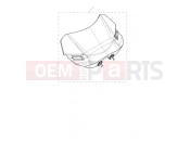 TRIUMPH Speed Triple 1200 RS Flyscreen Visor Kit, Coated