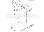 SUZUKI CS125 D (1983) 46 - HANDLE BAR - CONTROL CABLE