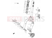 SUZUKI CS125 D (1983) 42 - FRONT FORK