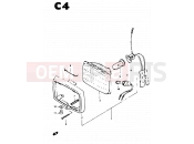 19 - HEADLAMP (CS50Z, CS50D) - Suzuki CS50 / CS50D / CS50G D (1983)