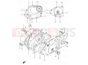 4 - CRANKCASE COVER - Suzuki DF125E X (1999)