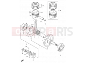 5 - CRANKSHAFT - Suzuki DF200E X (1999)