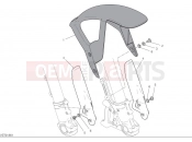 DUCATI 2025 Scrambler Icon Dark Front mudguard