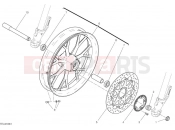 DUCATI 2025 Scrambler Icon Dark Front wheel