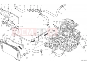 DUCATI 2025 Monster SP Cooling circuit