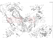 DUCATI 2025 Monster Senna Side & rear fairings