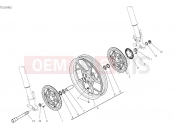 DUCATI Multistrada V4 S Front wheel (cast)
