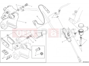 DUCATI Scrambler Nightshift Rear brake system