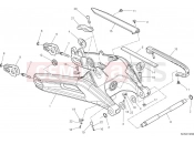DUCATI Scrambler Nightshift Rear swingarm