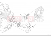 DUCATI Scrambler Nightshift Front sprocket & chain