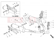 DUCATI 1995 Monster 900 EXHAUST SYSTEM » EXHAUST SYSTEM