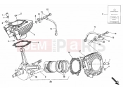 DUCATI 1995 Monster 900 CYLINDER - PISTON » ENGINE CASE