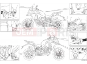 DUCATI Multistrada V4 Pikes Peak Warning Labels (JAPAN ONLY)