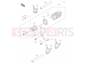 KAWASAKI W800 (EJ800EMFNN) 12 Gear Change Drum/Shift Fork(s)