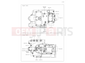 KAWASAKI W800 (EJ800EMFNN) 15 Crankcase Bolt Pattern