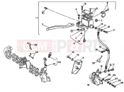 DUCATI 1994 Supersport 750 SS FRONT BRAKE SYSTEM SINGLE DISK » BRAKING SYSTEM