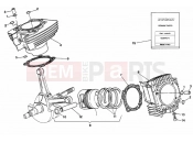 DUCATI 1994 Supersport 750 SS CYLINDER - PISTON » ENGINE CASE