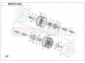 FRONT WHEEL - F07-A - CFMOTO CFORCE 1000 (CF1000AU) 2021