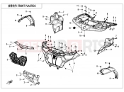 CFMOTO 2025 ATV CFORCE 1000 (CF1000AU-2) FRONT PLASTICS - F04-1