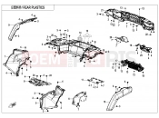 CFMOTO 2025 ATV CFORCE 1000 (CF1000AU-2) REAR PLASTICS(OVERLAND) - F04-4-B