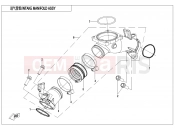 CFMOTO 2025 ATV CFORCE 1000 (CF1000AU-2) INTAKE MANIFOLD ASSY(WITHOUT FUEL DESORPTION PORT) - E02-5-A-V1